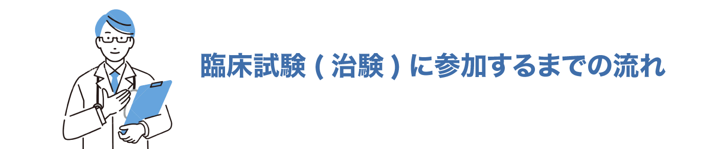 臨床試験（治験）に参加するまでの流れ